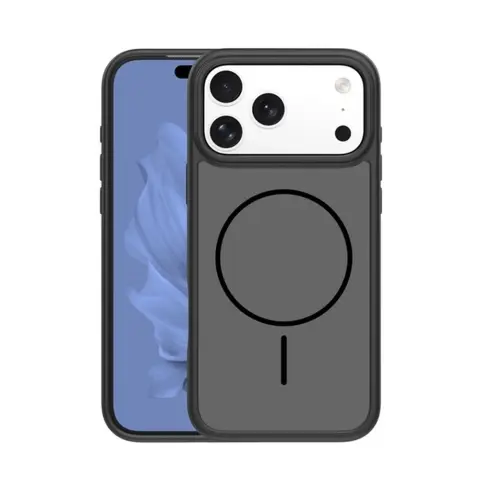 GIGAPACK Szilikon tok iPhone 17 Pro / iPhone 18 Pro MagSafe fekete GP-181521