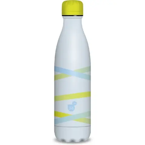 ARS UNA 55811675 Ribbon-Yellow sticlă metalică cu pereți dubli 500 ml