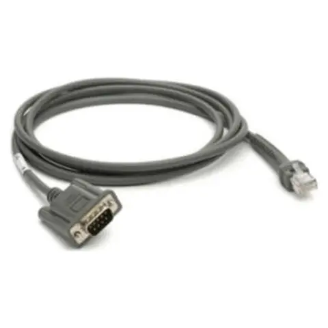 ZEBRA CBA-R08-S07ZBR CABLE RS232 7FT (2M)ST NIXDORF BEETLE 5V DIRECT PWR W/TTL