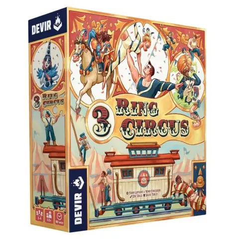 DEVIR GAMES 3 Ring Circus társasjáték angol nyelvű BGCIRML