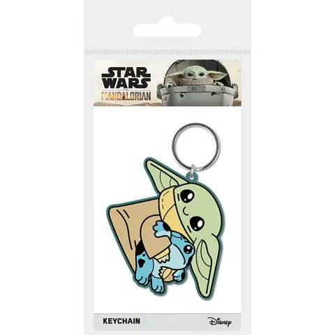 PYRAMID INTERNATIONAL THE MANDALORIAN Grogu s Little Friend PVC kulcstartó RK39325C