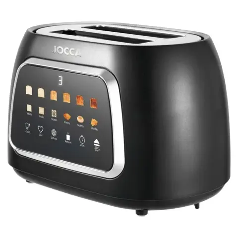 JOCCA 2904N Easy Touch 2 szeletes kenyérpirító 800W Fekete