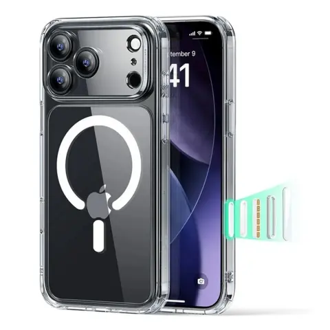 ESR iPhone 17 Pro Max / iPhone 18 Pro Max ESR CLASSIC HYBRID szilikon telefonvédő ütésállóság MagSafe ÁTLÁTSZÓ GP-181677