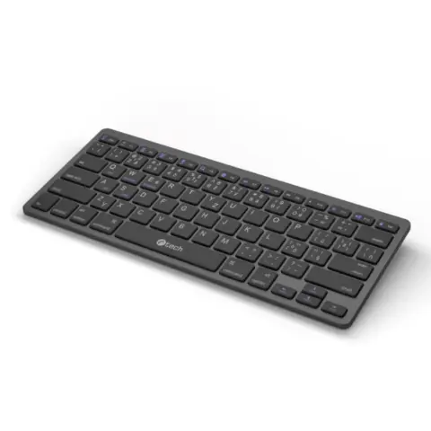 C-TECH KB-120S Dual mode Vezeték nélküli Cseh/Szlovák fekete