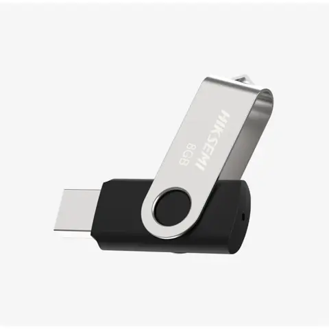 HIKVISION M200S Rotary 32GB USB 3.0 Szürke-Fekete HS-USB-M200S 32G U3
