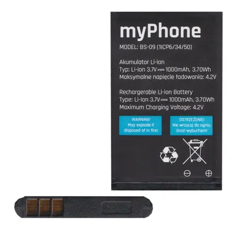 MYPHONE akku 1000mAh LI-ION Halo Easy BS-09 OEM