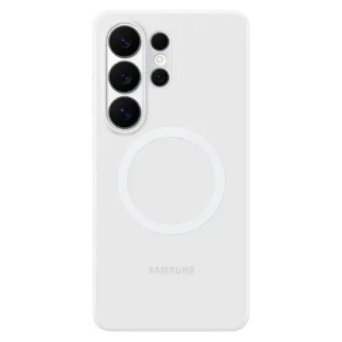CELLECT Magnetni silikonski ovitek Samsung Galaxy S26 Ultra bel
