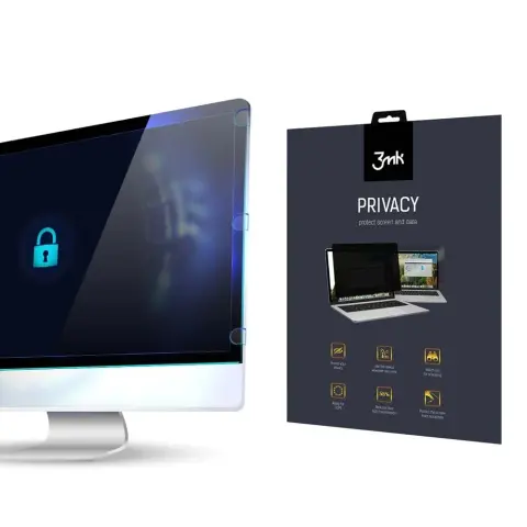 3MK Privacy 2-way fólia (ragasztó nélkül) Apple iMac 21.5" Mid 2017 A1418