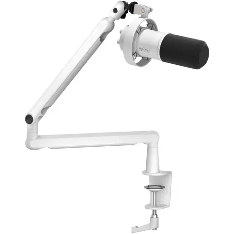 FIFINE T688W dinamikus kardioid mikrofon USB-C XLR fehér K688W