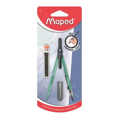 MAPED Compass Pen Körző 2in1 ceruzává alakítható 05mm vegyes színek IMA198700