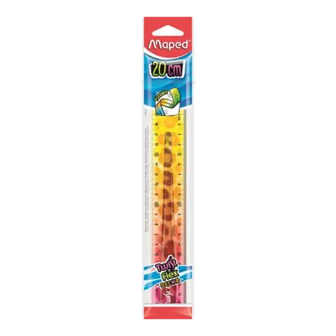 MAPED Twist n Flex Decor Animals Vonalzó műanyag törhetetlen 20 cm vegyes színek IMA279219