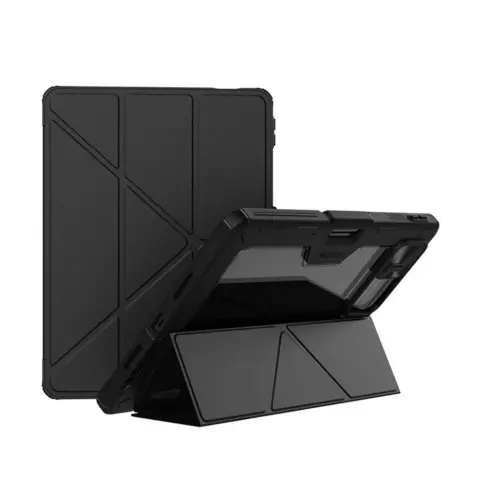 NILLKIN Bumper Leather védőtok aktív FLIP ceruza tartóval Xiaomi Pad 8 Pro / Pad 8 fekete GP-182522