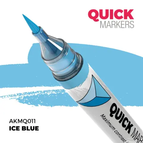 AK INTERACTIVE Ice Blue jégkék Quick Marker AKMQ011