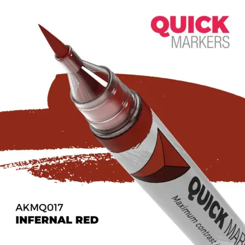 AK INTERACTIVE Infernal Red gyors marker AKMQ017