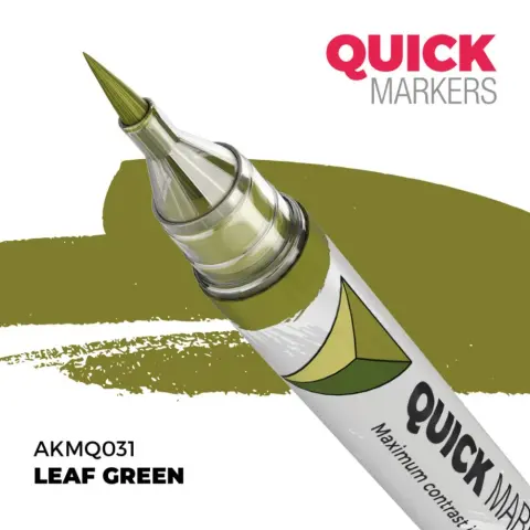 AK INTERACTIVE Leaf Green gyors marker AKMQ031