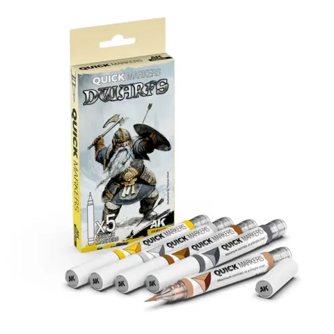AK INTERACTIVE Dwarfs Quick Markers törpe gyorsfestő készlet AKMQ107