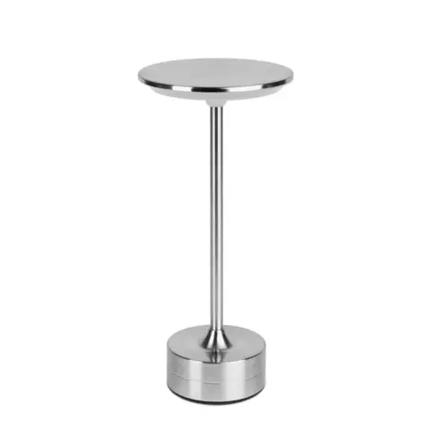 BEWELLO 12502C Desk lamp battery-powered USB silver