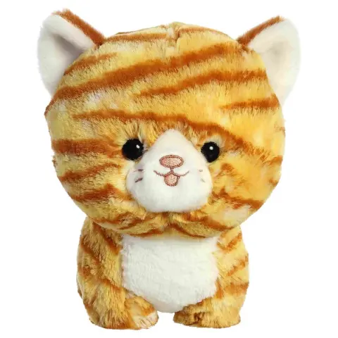 Teddy Pets plüss narancssárga Tabby cica 18cm 02564