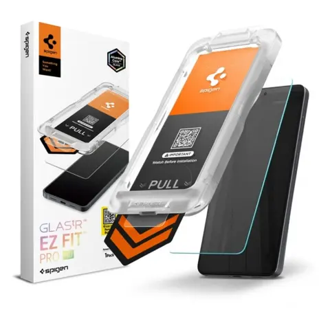 SPIGEN Samsung S26 SPIGEN GLASS TR EZ FIT PRO HD képernyővédő üveg 2.5D 9H + segédkeret átlátszó AGL11097