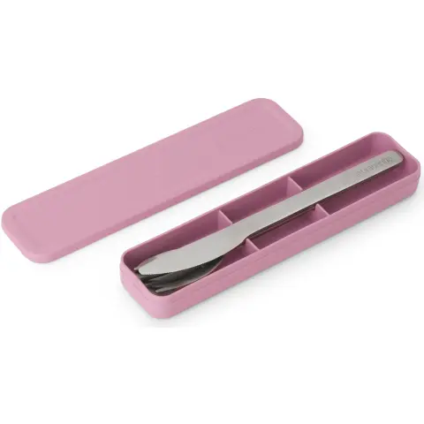 BRABANTIA Make & Take travel cutlery set 3-piece purple-pink BR241925