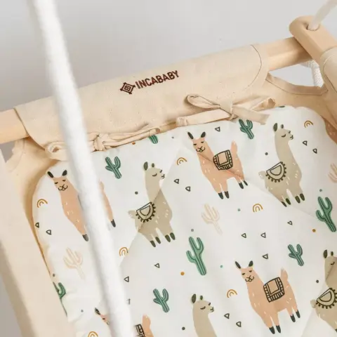 INCABABY Baby swing Basic Lama