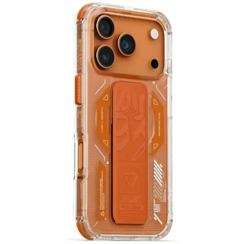 SKINARMA Helio iPhone 17 Pro / iPhone 18 Pro mágneses tok kitámasztóval narancs SP113247
