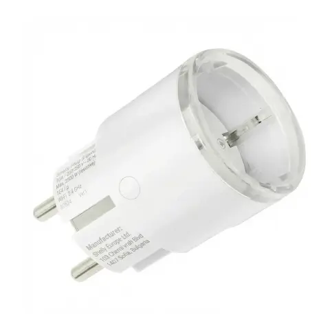 SHELLY Plug PM Gen3 okos Wi-Fi fogyasztásmérős dugalj fehér Shelly_Plug_PM_Gen3_w