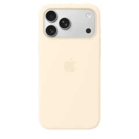 APPLE MagSafe-Silikonhülle für iPhone 17 Pro Max / iPhone 18 Pro Max Vanille