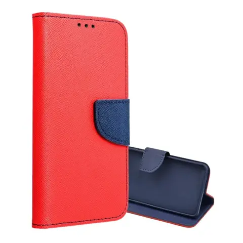 GIGAPACK Side-opening flip case with desktop stand and card pocket Samsung Galaxy A57 5G red/blue GP-182943