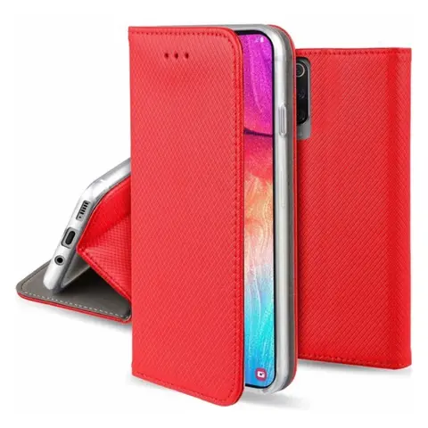 GIGAPACK Flip case with side opening and stand Samsung Galaxy A57 5G diamond pattern red GP-182964