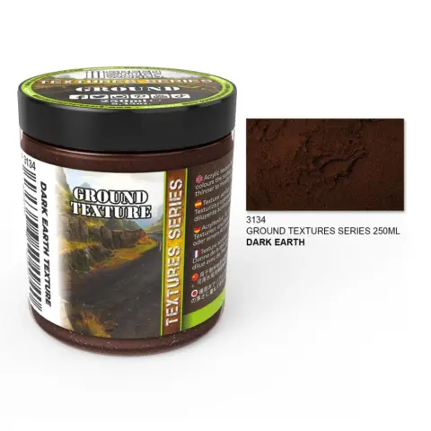 GREEN STUFF WORLD Earth Textures sötét föld 250ml GSW3134
