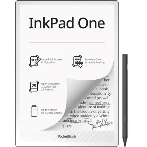POCKETBOOK InkPad One 10.3" 32GB matt fekete PB1030-8-WW