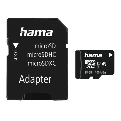 HAMA Standard 128GB MicroSDXC 100 MB/s 124158