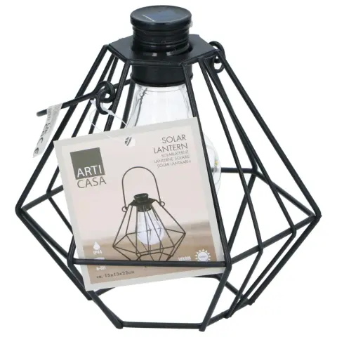 GRUNDIG Solar lamp square metal 15x15x15cm SOL302317