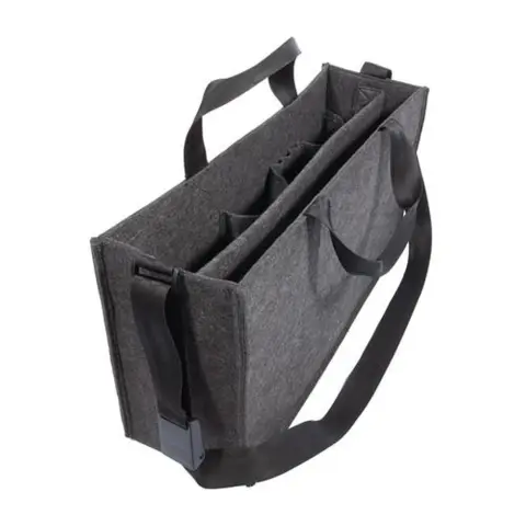SIGEL Office shoulder bag with shoulder strap size L 50x28x15 cm dark gray SDBA411