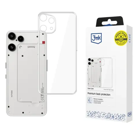 3MK Clear Case hátlaptok Nothing Phone (3a) Lite átlátszó