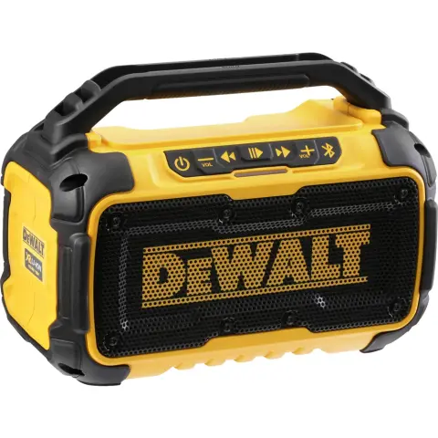 DEWALT Portable Bluetooth speaker yellow/black 10.8-54V USB-A DCR011-XJ