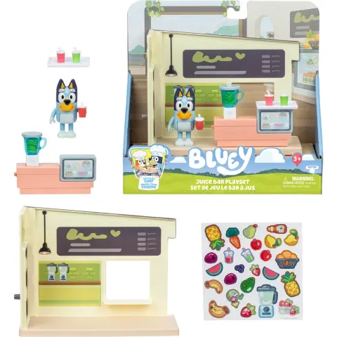 MOOSE TOYS Bluey Séf játszóhely mini szett gyümölcslé bár 18920