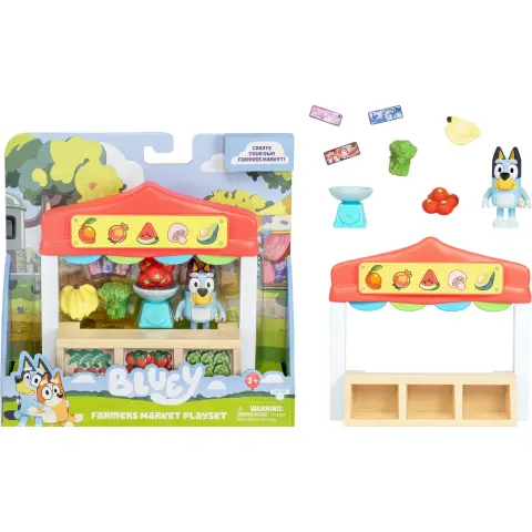 MOOSE TOYS Bluey Mini Playset piac játékszett 17555