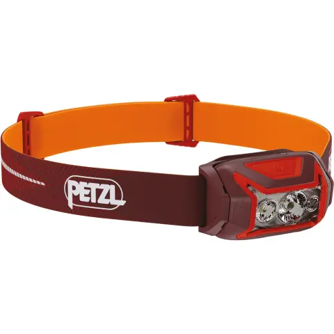 PETZL ACTIK CORE Led fejlámpa 450 lumen piros E065AB02