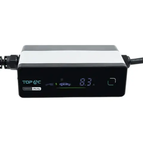 SHELLY Portable EV Charger TopAC 11 kW prijenosna punionica Wi-Fi bijela/crna Shelly_PbS_PC_11