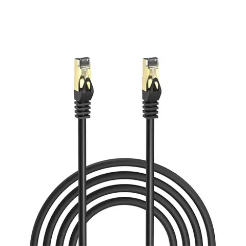 S-LINK S/FTP CAT7 Összekötő Fekete 30m MM-CAT730 42552