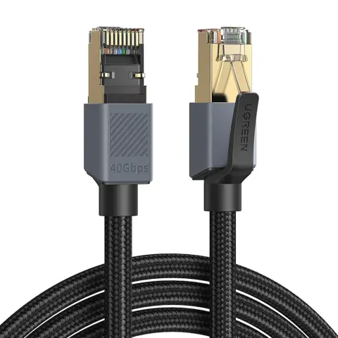 UGREEN F/FTP CAT8 Összekötő Fekete 3m NW343