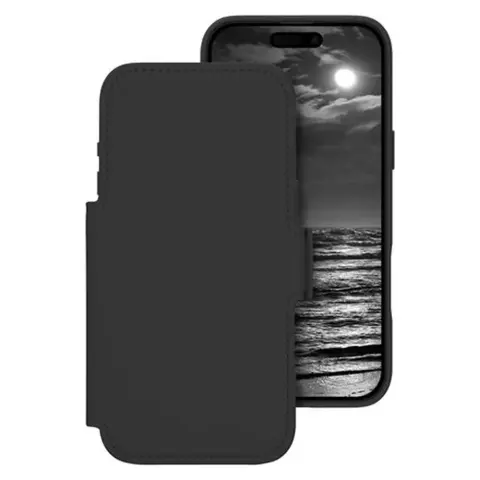 DBRAMANTE1928 Lynge flip tok iPhone 17 Pro Max / iPhone 18 Pro Max éjfekete MagSafe LM69ICBL6675