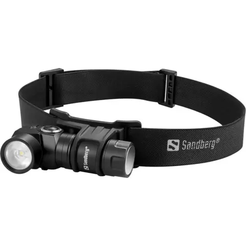 SANDBERG Headlamp 500 lumen USB-C rechargeable IP44 handheld flashlight 421-35