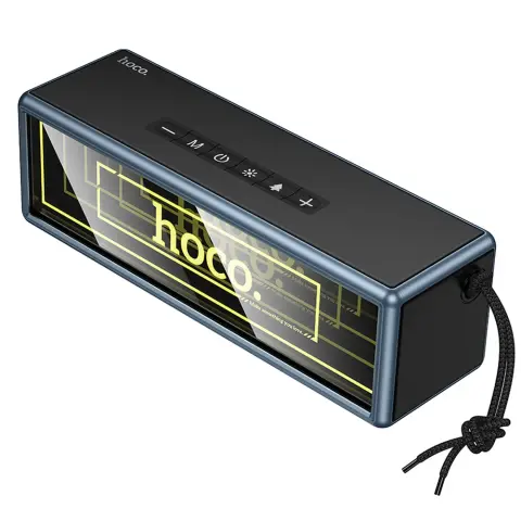 HOCO HC40 bluetooth hordozható hangszóró v5.4 2x10W TF FM AUX LED FEKETE HC40_B