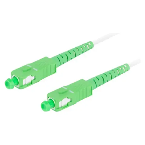 LANBERG Fiber Optic SC/APC Összekötő Fehér 10m