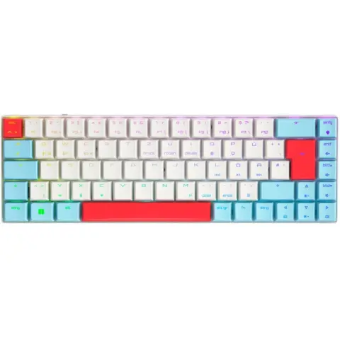 CHERRY MX-LP 2.1 Compact Wireless fehér/többszínű Német G80-3860LVADE-0