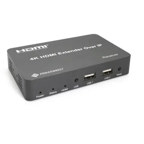 PROCONNECT Extender HDMI Over IP KVM USB IR XR vevő 150m-ig (1 darabos kiszerelés)