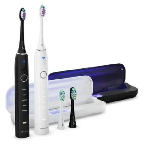 TRUELIFE SonicBrush Clean70 Duo UV elektromos fogkefe fekete-fehér